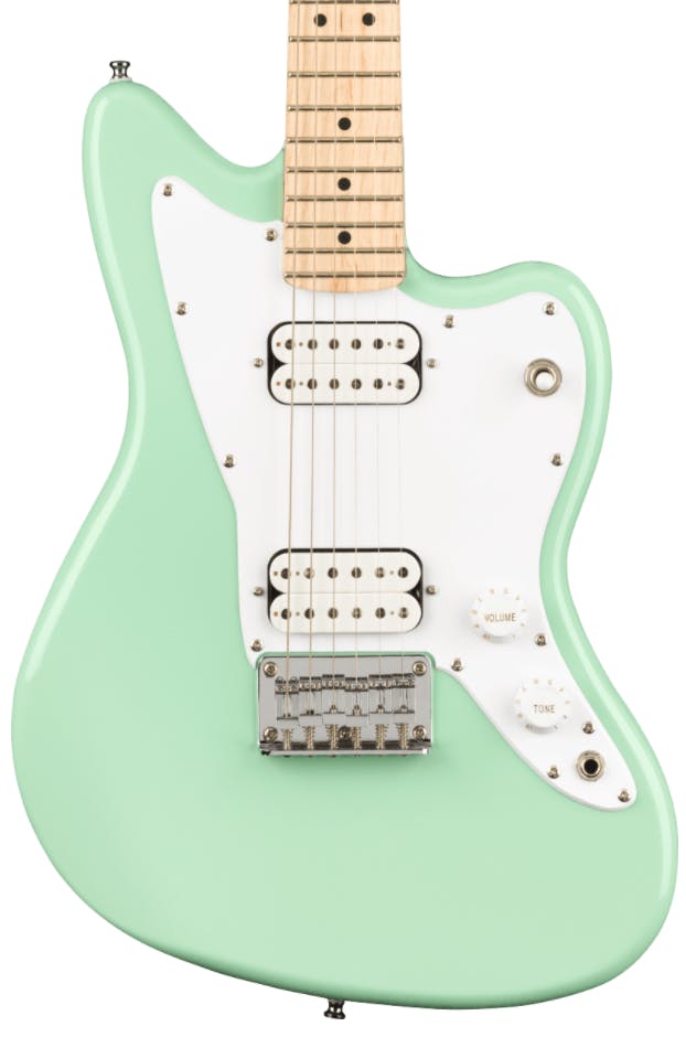Squier Mini Jazzmaster Electric Guitar in Seafoam Green
